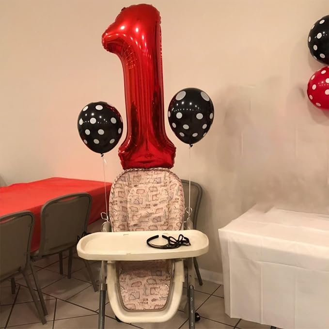 40 Inch Red Number 7 Balloon for Boys Girls, Large Self Inflating Foil Number - Image 8
