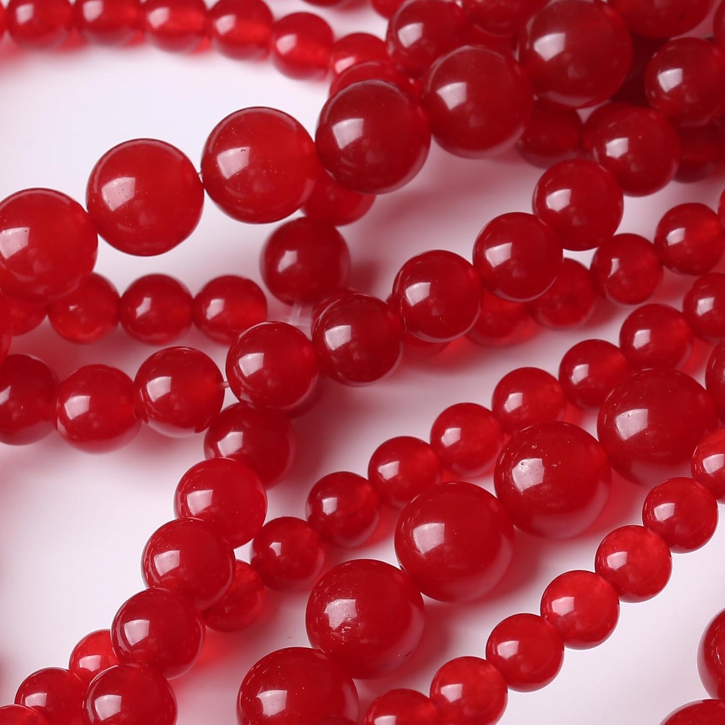 Carnelian Stone Beads Gemstone Round Crystal Energy Jade Beads Stone Beads for Jewelry Making DIY Bracelet Necklace Jewelry Making 1 Strand 15.5inch 31PCS 12MM