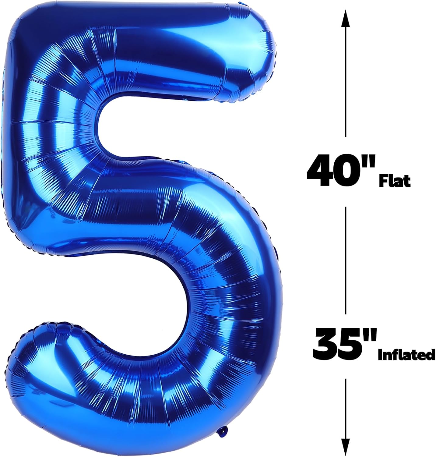 Big Mylar Navy Blue 25 Balloon 40 Inch, 25 Birthday Number Balloon Decorations, Men Boy 25 Birthday Numbers, Anniversary Party Supplies Foil Number Balloons