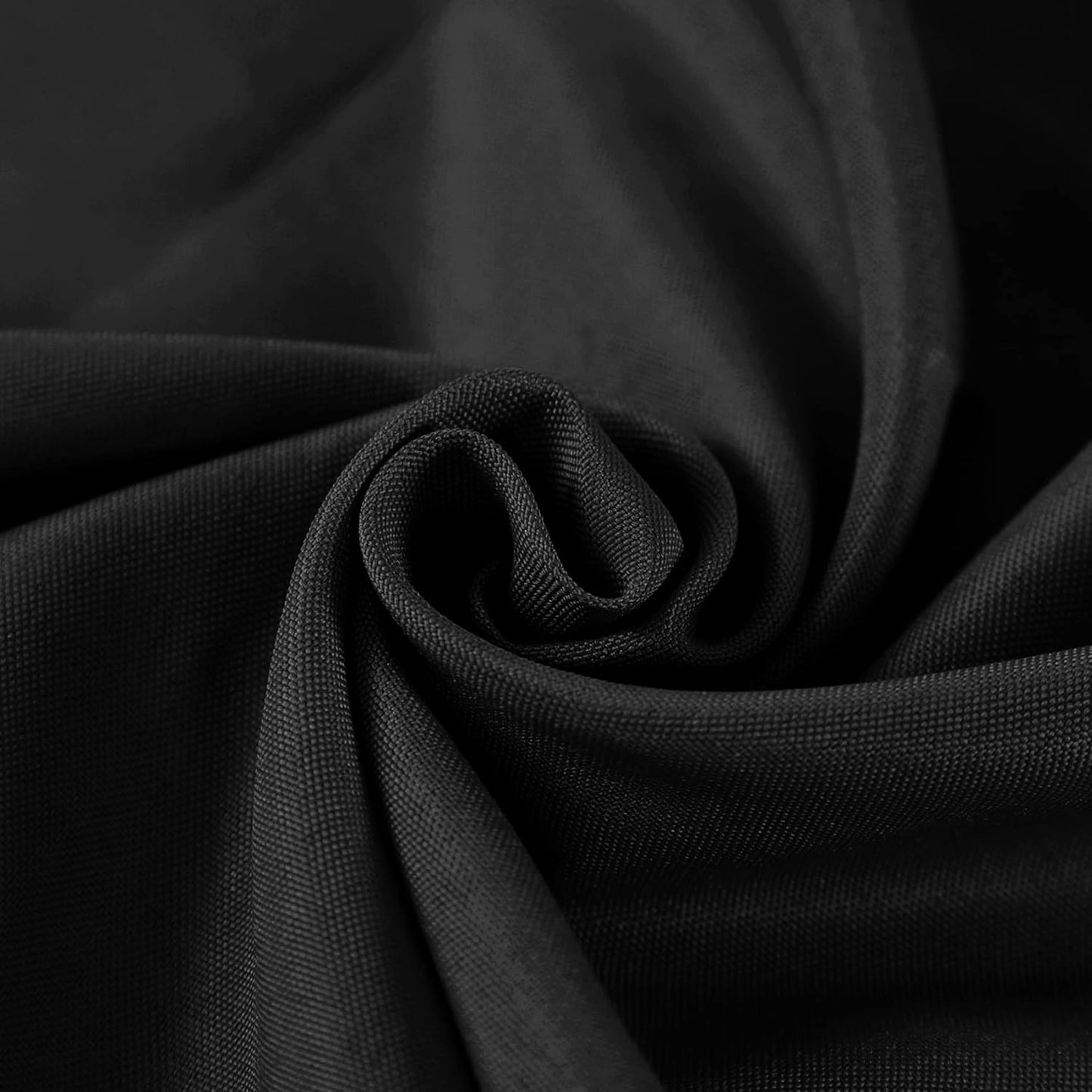 Fokitut 2 Pack Waterproof Round Tablecloth, 70 Inch, Stain Resistant and Wrinkle Polyester Table Cloth, Fabric Table Cover for Kitchen Dining, Wedding, Party, Holiday Dinner-Black