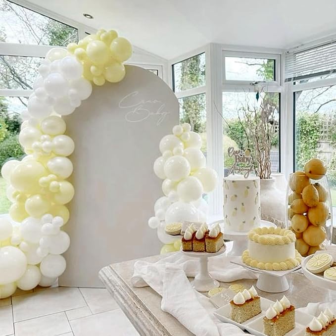 PartyWoo Beige Balloons 50pcs Cream Ivory White Color 12 Inch | Wedding Baby - Image 5