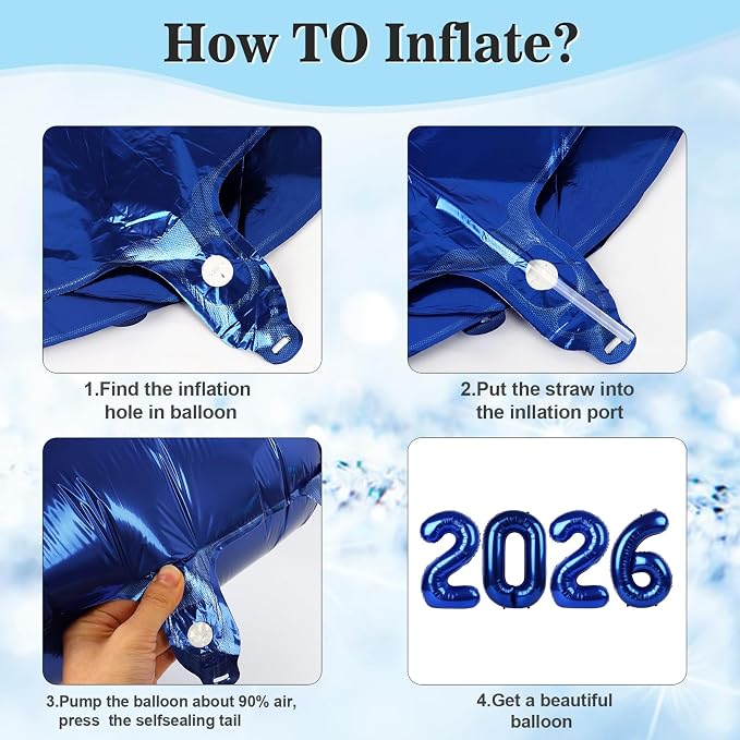 2026 Numbers Balloon, 2026 Decorations New Years, 2 6 20 26 Birthday Parties - Image 6