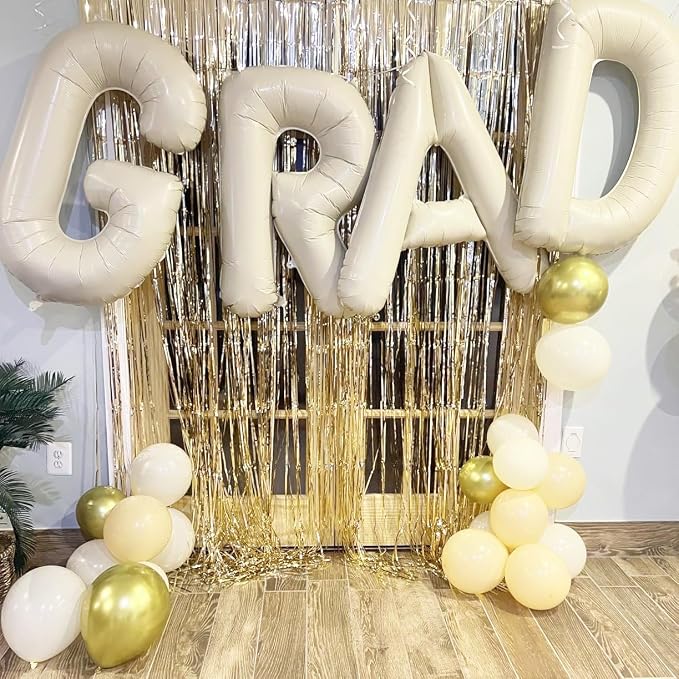 Letter Balloon 40Inch Cream White Big Alphabet Balloons Letter L | Giant Foil - Image 3