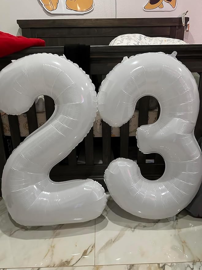Number Balloons 2 Balloon 40 inch White - Image 2