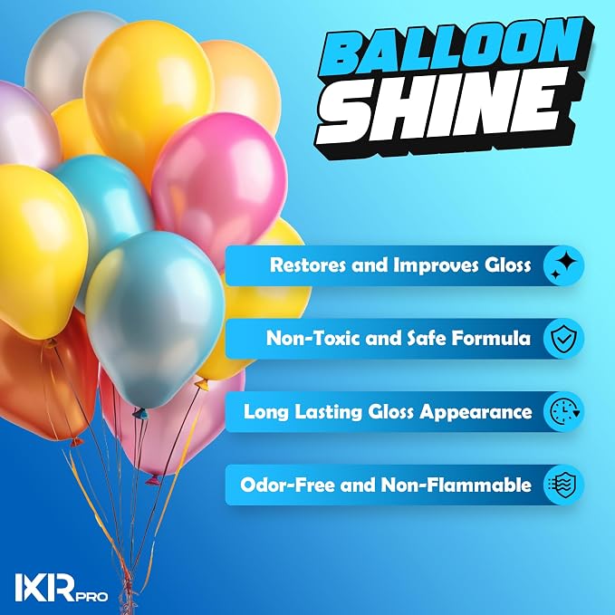 Balloon Shine Spray for Party, 3 Pack x 16.9 oz, Balloons Spray Silicone | - Image 2