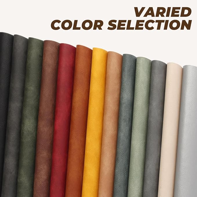 UnivoColors Placemats Round Faux Leather Placemats Set of 8-Waterproof-Wipe - Image 8