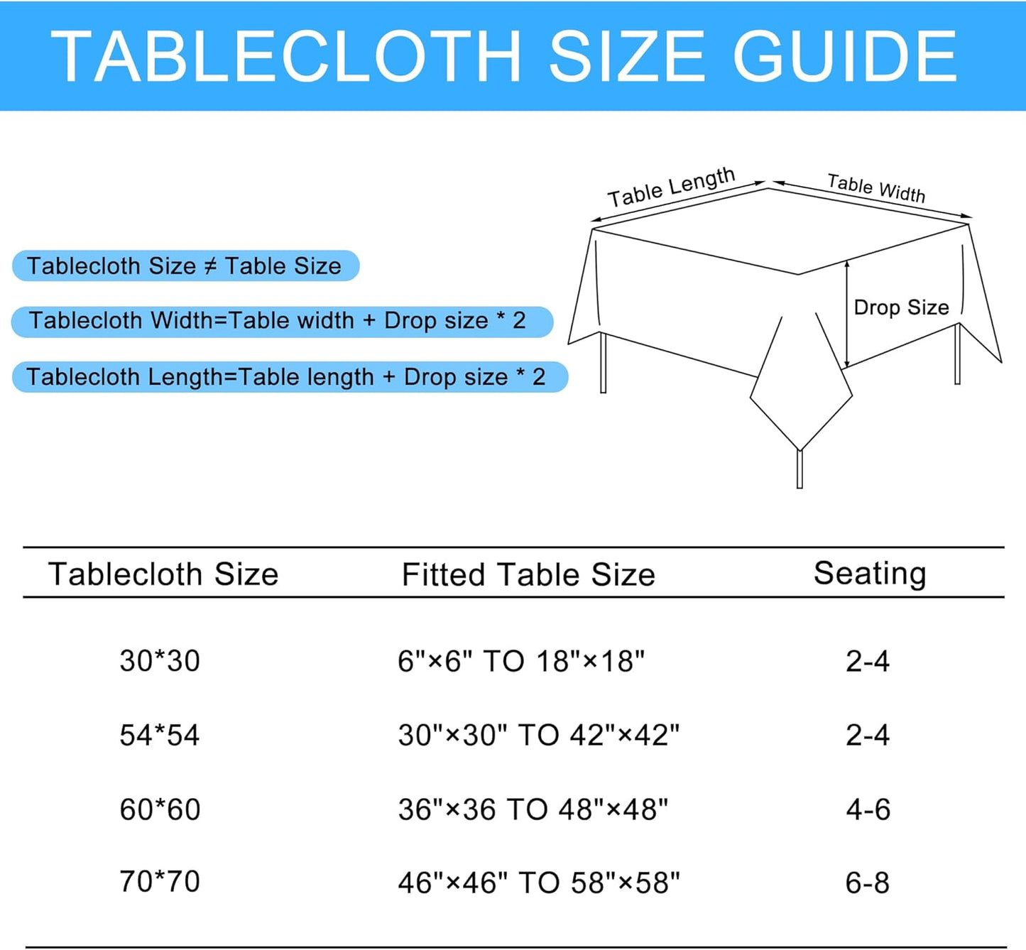 Hiasan 2 Pack Faux Linen Square Tablecloth - Wrinkle and Stain Resistant Washable Table Cloth for Kitchen Dining Room Holiday Table Cover for Party Dinner, Green, 30 x 30 Inch