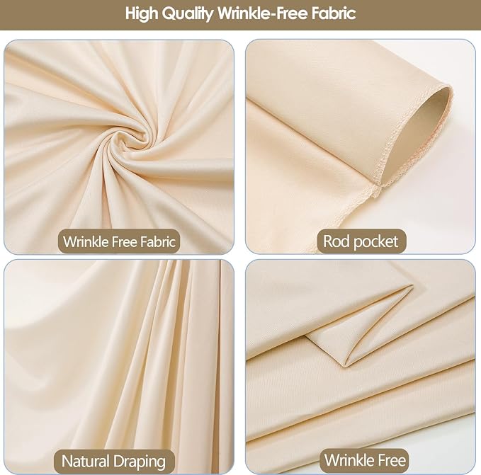 30x10ft Wrinkle Free Backdrop Curtain - Image 4