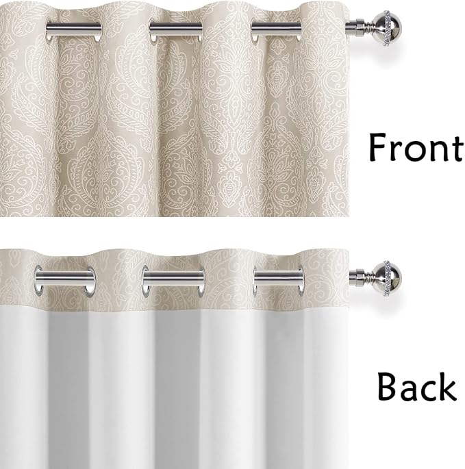 DWCN Ombre Blackout Curtains 84 Inch Length - Image 4