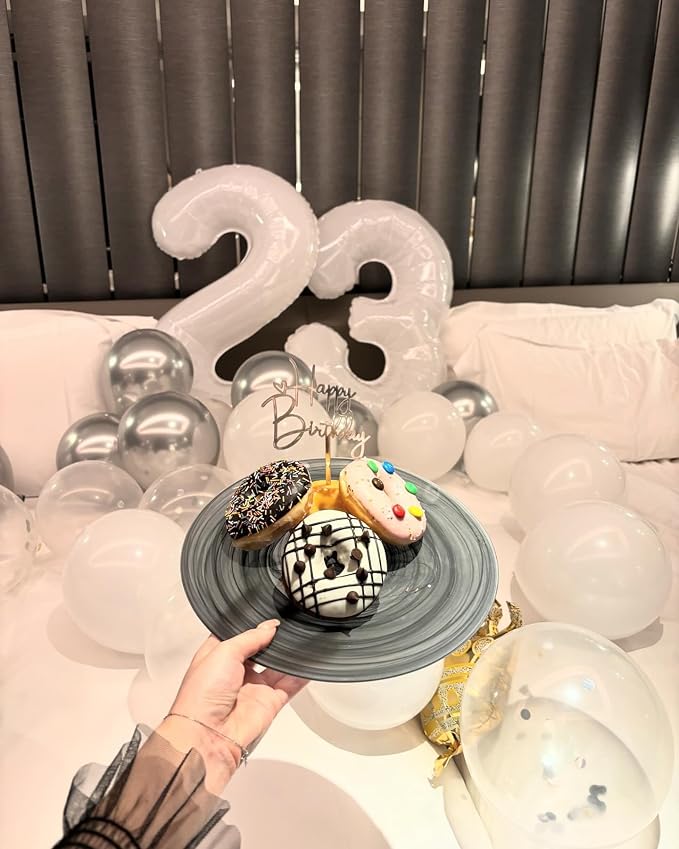 White 19 Balloon - Image 2