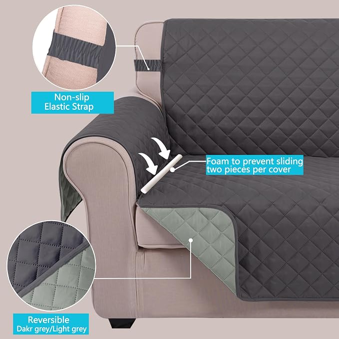 U-NICE HOME Loveseat Sofa Cover - Image 3
