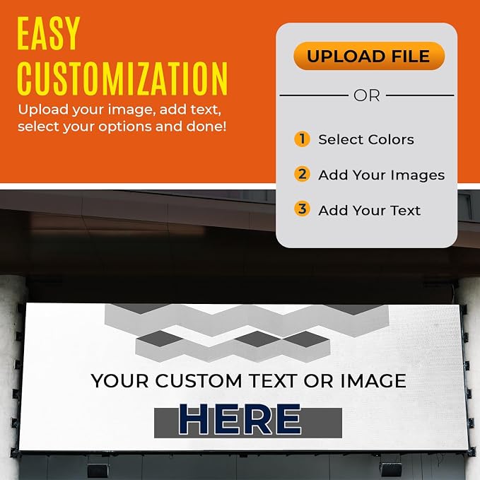 Personalized Passion Vinyl Banner 4' x 25' - Image 2