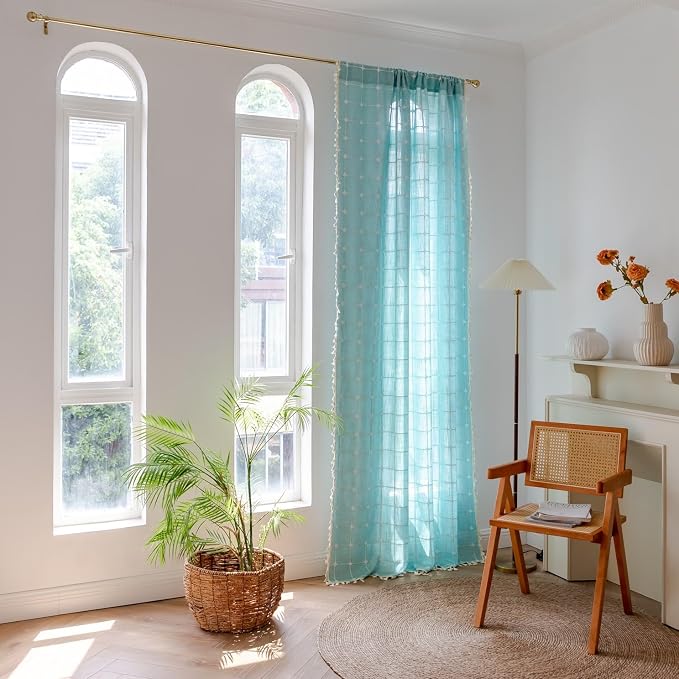 Sutuo Home Boho Curtains 90 Inches Long - Image 2