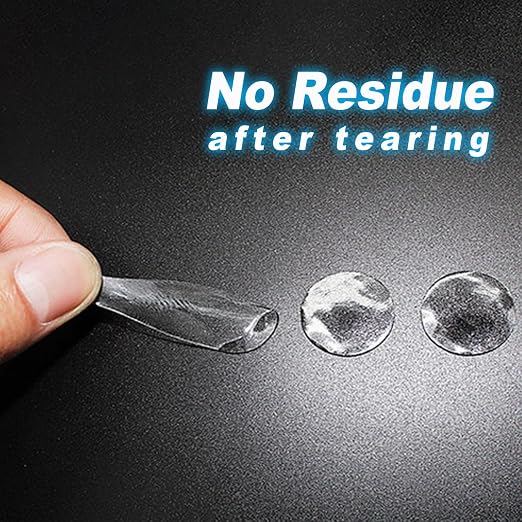 350pcs Clear Double-Sided Sticky Adhesive Dots, 6mm/0.24” Round Transparent - Image 6
