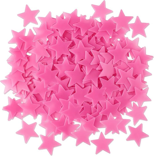 100pcs Glow in The Dark Luminous Stars Fluorescent Noctilucent Plastic Wall by AMAMAONM