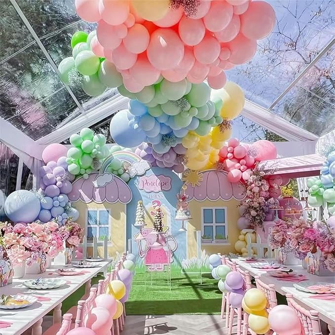 MEBAY Pastel Balloon Garland Arch Kit - Image 7