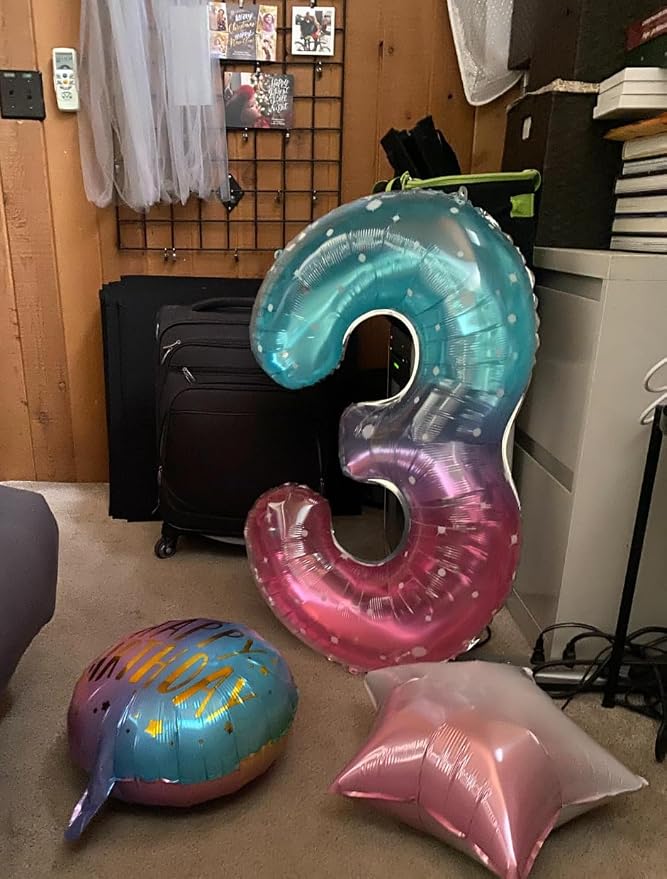 Number Balloon 40 Inch Number 0 - Image 4