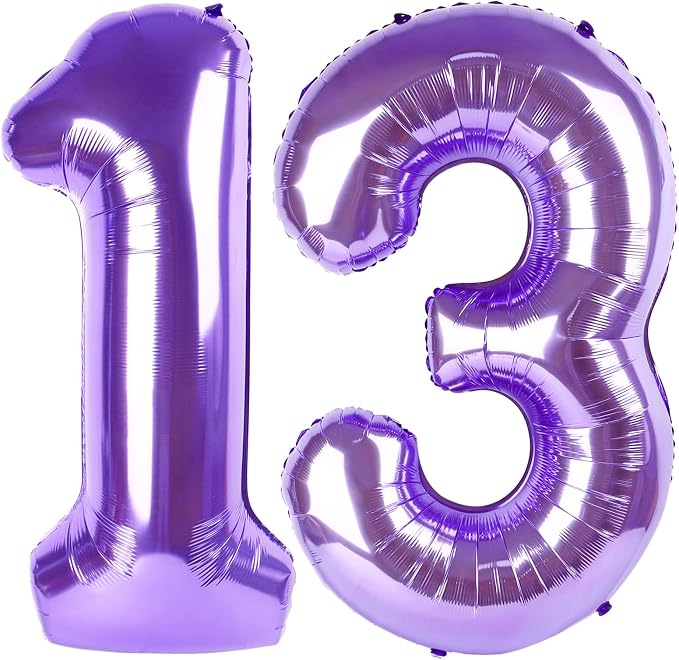Purple 13 Balloon by IWERP