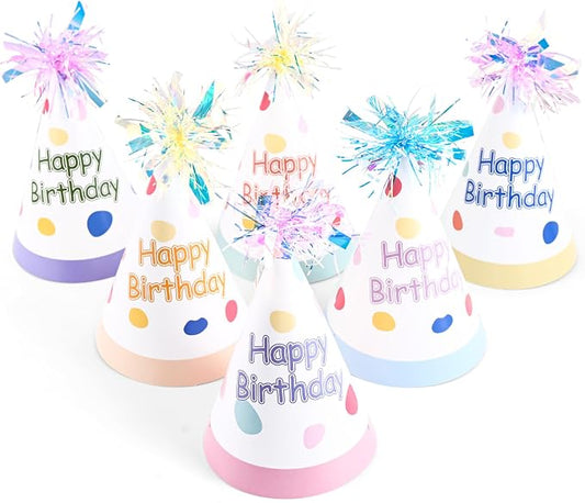 CANREVEL 12 PCS Party Hats for Adults and Kids, Party Headwear | Birthday by CANREVEL