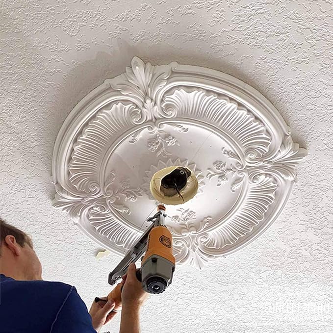 Ekena Millwork Bradford Ceiling Medallion, Cloud Burst - Image 9