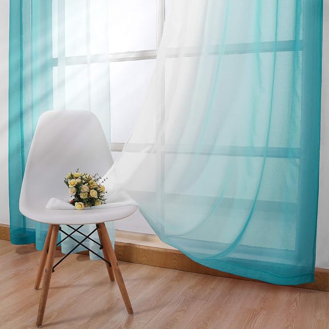 DWCN Ombre Sheer Curtains - Image 4