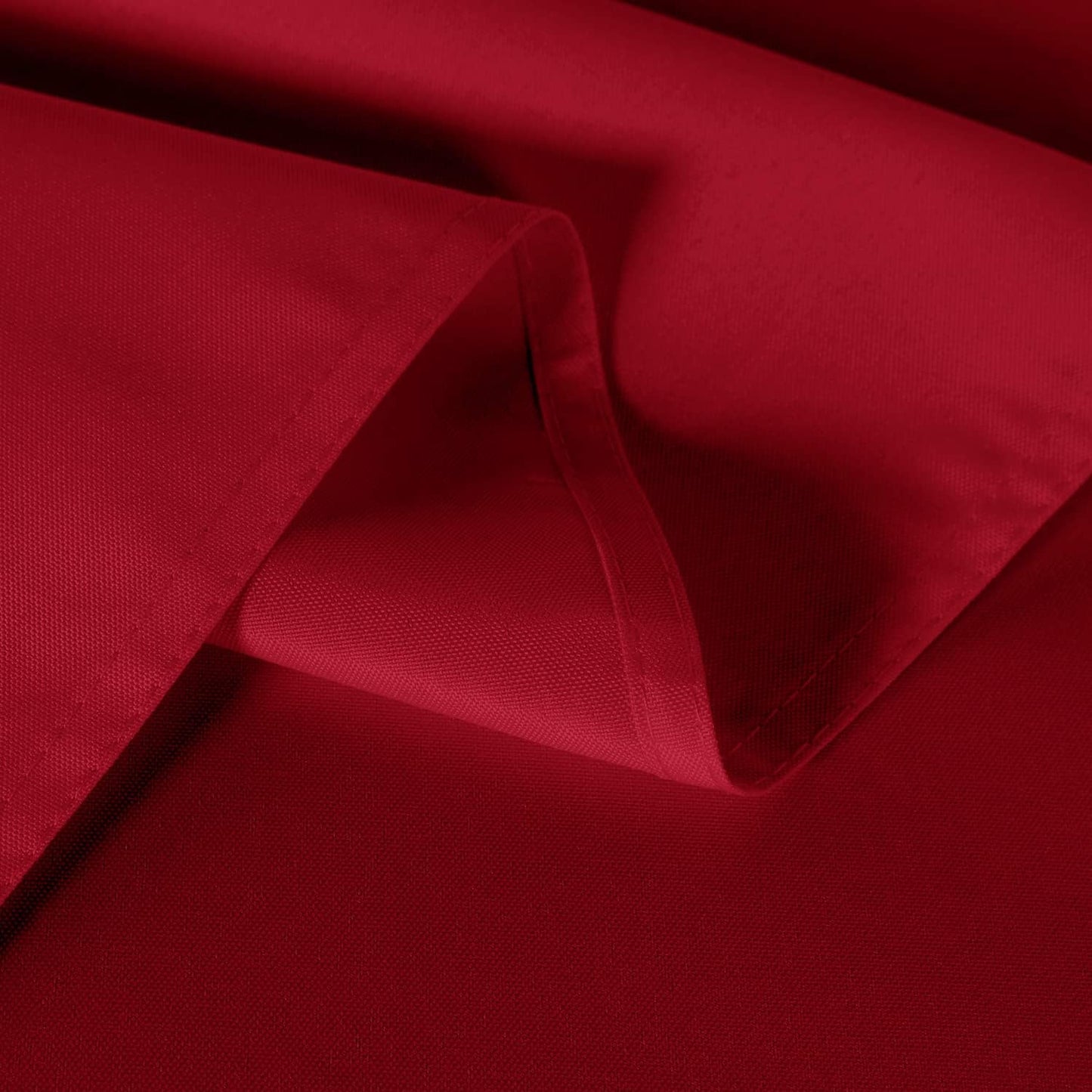 sancua 2 Pack Red Tablecloth 60 x 120 Inch, Rectangle 8 Feet Table Cloth - Stain and Wrinkle Resistant Washable Polyester Table Cover for Dining Tables, Buffet Parties and Camping