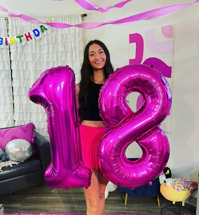Rosy Purple Number 2 Balloon 40 Inch - Image 2