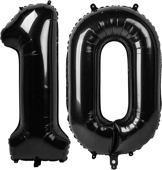 Black 10 Balloon by IWERP