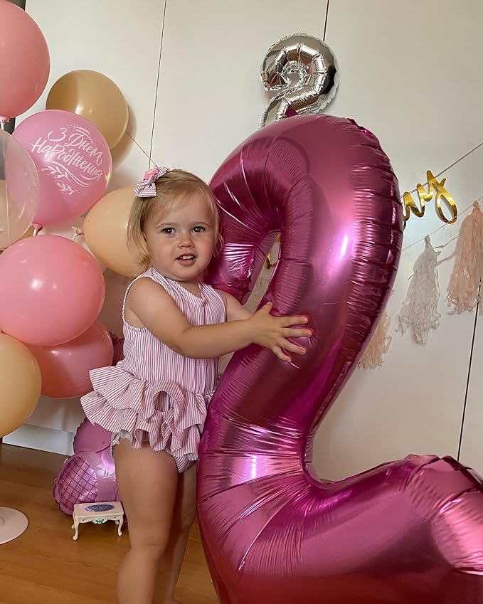 Pink Number 9 Balloon 40 Inch - Image 7