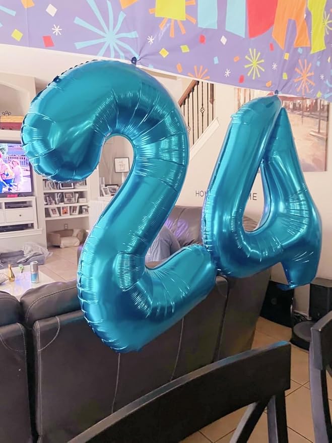 Number Balloons Blue 9 Balloon 40 inch - Image 3
