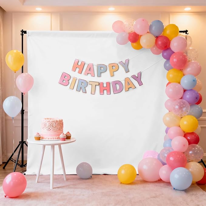 White Photography Backdrop for Photoshoot, Fabric 10x20ft | Polyester Studio - Image 3
