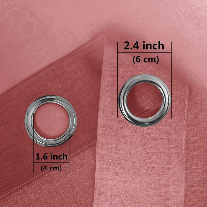 DWCN Ombre Sheer Curtains - Image 5