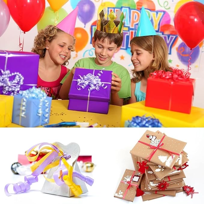 600 Yards Curling Ribbon, Balloon String Roll Ribbon and Bows - Image 6