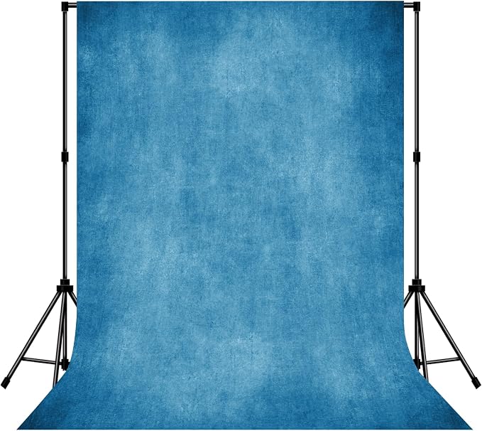 Blue Photo Backdrop Studio Abstract Texture Photography Background 6x9ft | by MIZSYE