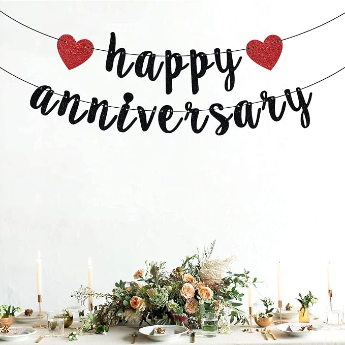 Happy Anniversary Banner, Anniversary Party Decorations, We Still Do, Happy - Image 5