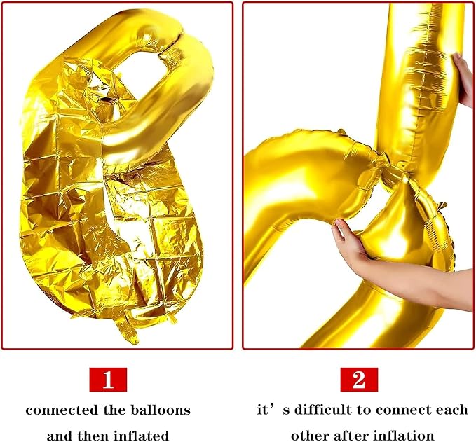 Foil Chain Balloons Jumbo Chain Balloons - Image 5
