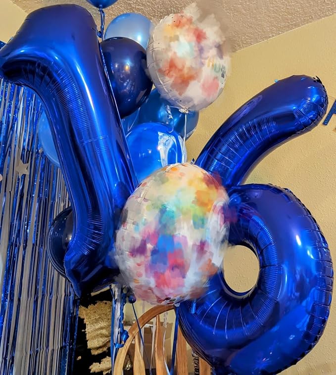 Number Balloons Blue 9 Balloon 40 inch - Image 2