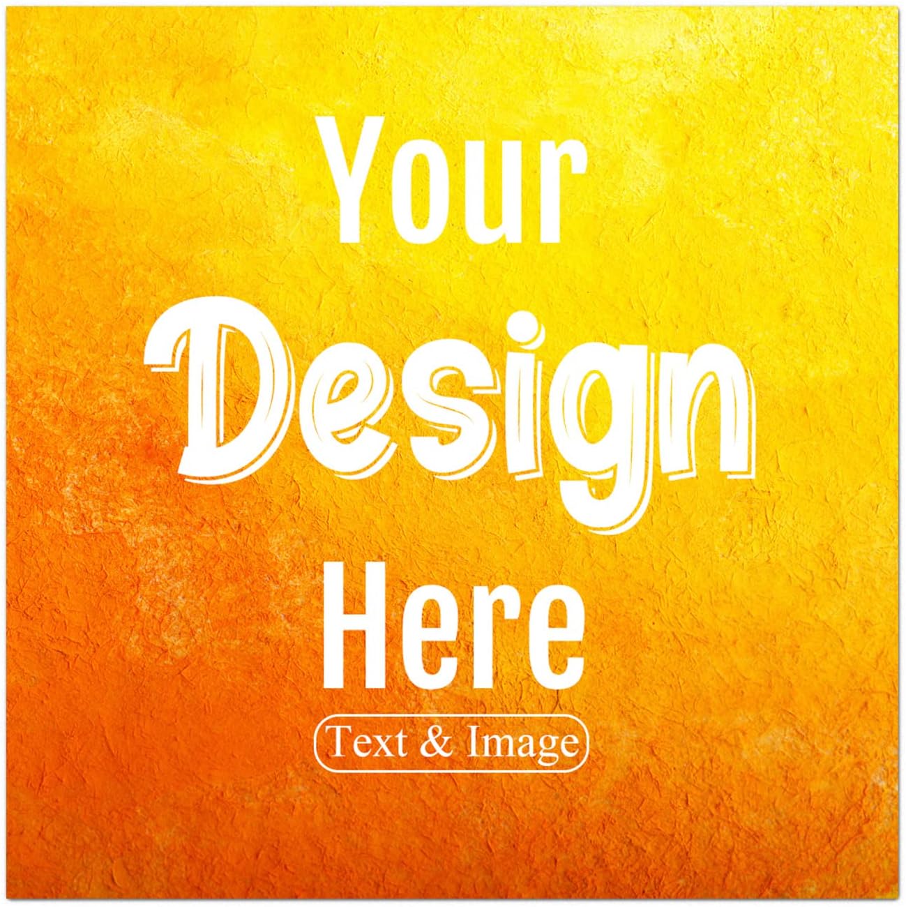 100-500 Custom Stickers Personalized Labels, Customized Stickers with Any Image Logo and Text. Custom Stickers for Business Logo Labels,etc. (Square,4 Inch)