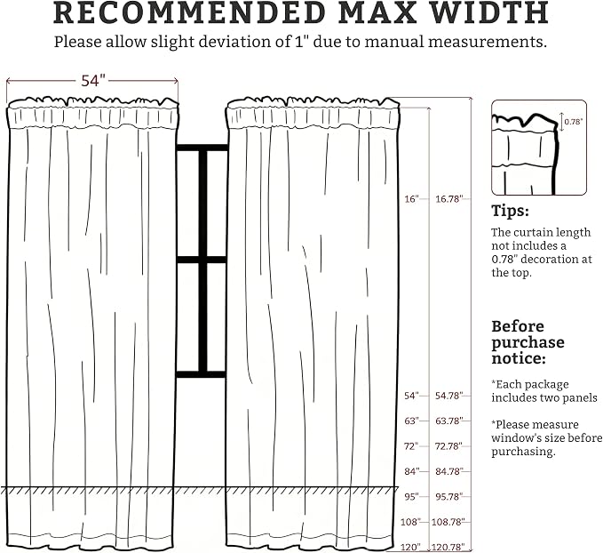 White Sheer Curtains Blue Embroidered Leaf 2 Panels 84 Inches | Light Filtering - Image 6