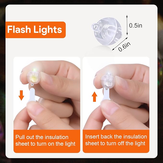50PCs Mini Led Lights, Flash Led Balloons Light - Image 3
