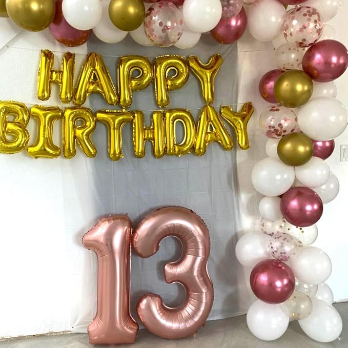 Rose Gold 16th Birthday Balloons - Image 6