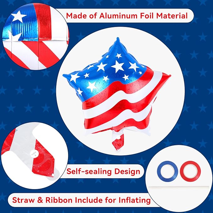 29 Pcs 4th of July Balloons, Independence Day Decorations Balloon, American - Image 5