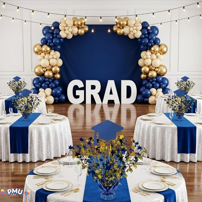 PMU 3 Graduation Centerpieces for Table 2026, Grad Balloon Weight Centerpiece - Image 6