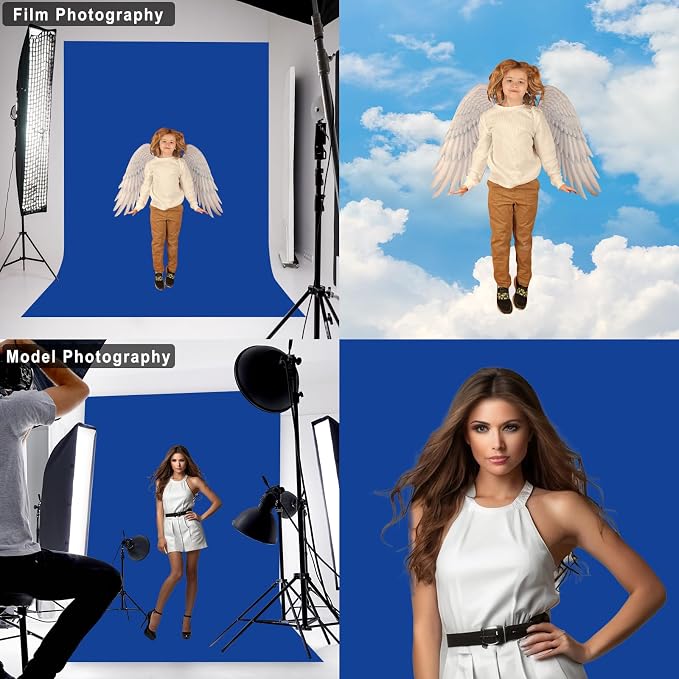 Royal Blue Photography Backdrop - Image 4