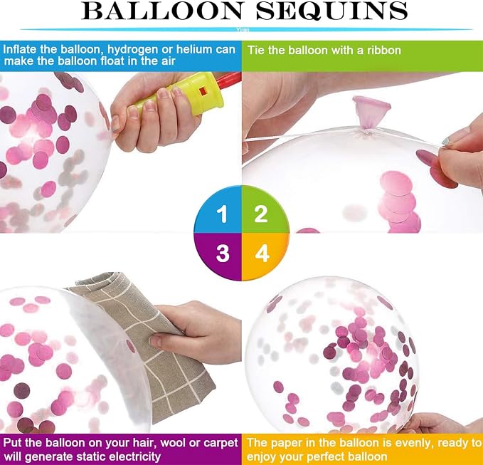 Pink 10th Birthday Balloons for Girls - Image 3