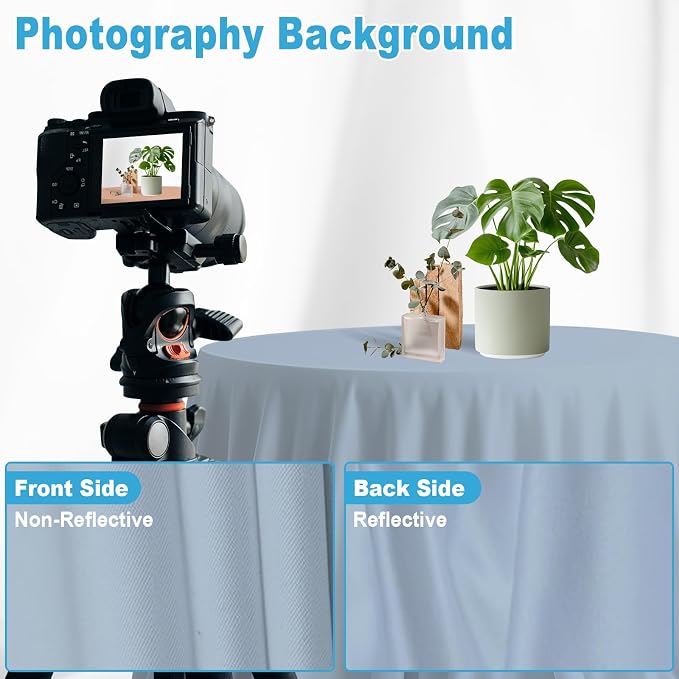 Dusty Blue Photography Backdrop - Image 7