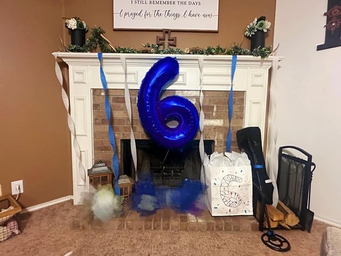 Number Balloons Blue 9 Balloon 40 inch - Image 4