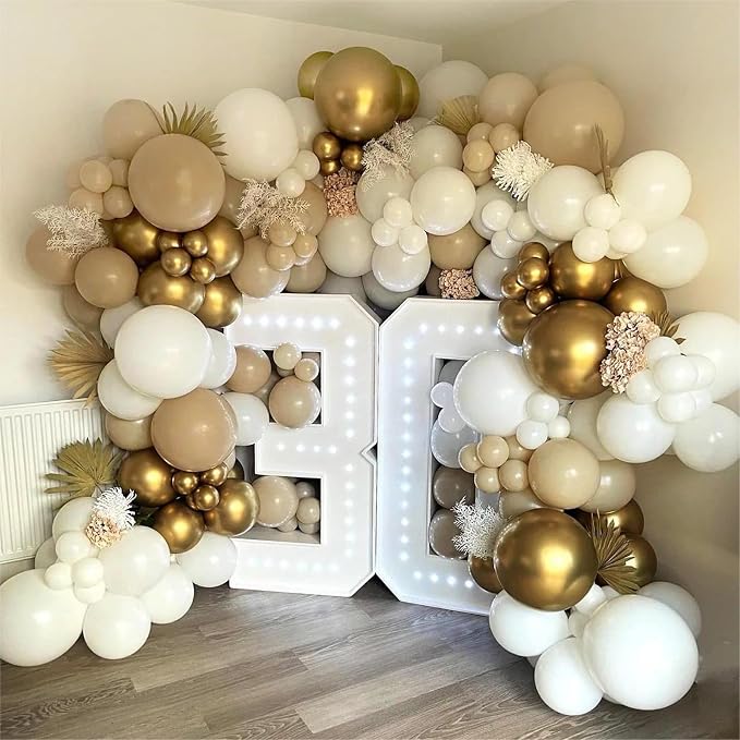 110pcs White Balloon Arch Kit - Image 4