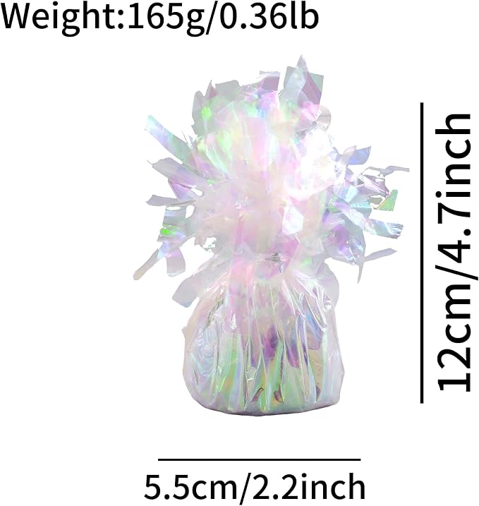 Balloon Weights Iridescent 6pcs | Perfect - Image 3