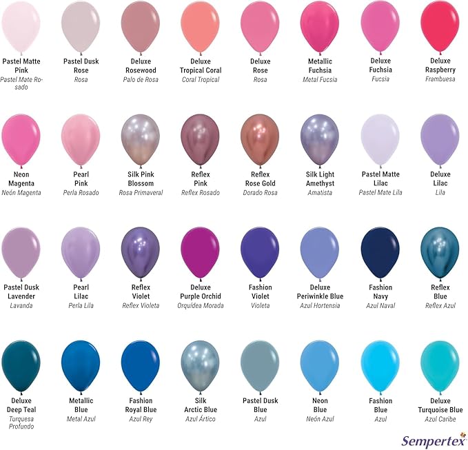 Sempertex Fashion Navy Balloons, 5 Inch, Graduation, Baby Shower, Anniversary - Image 6